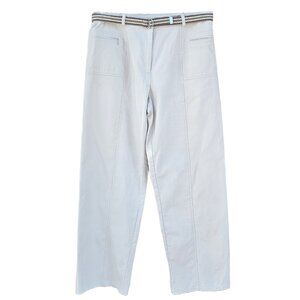 Tribal Stretch Extensible Women's Casual Off White Pants - 12
